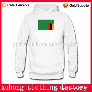 polyester with cotton kangaroo pocket logo print mans hoodies
